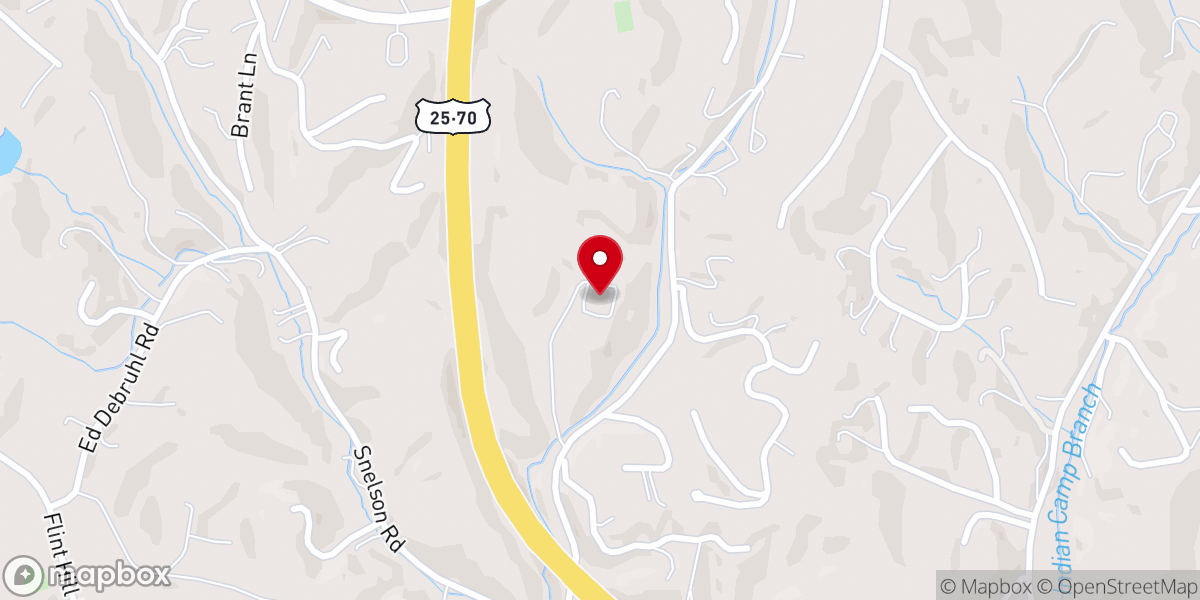 Map showing location of Maranatha Baptist Church