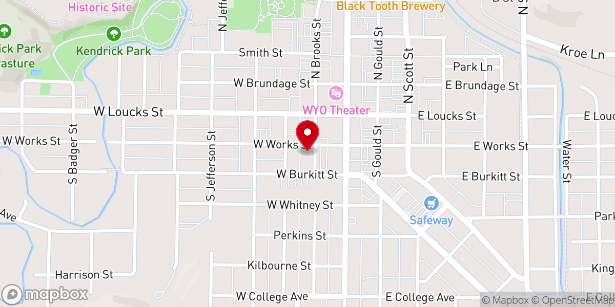 Map showing location of The Peak Church