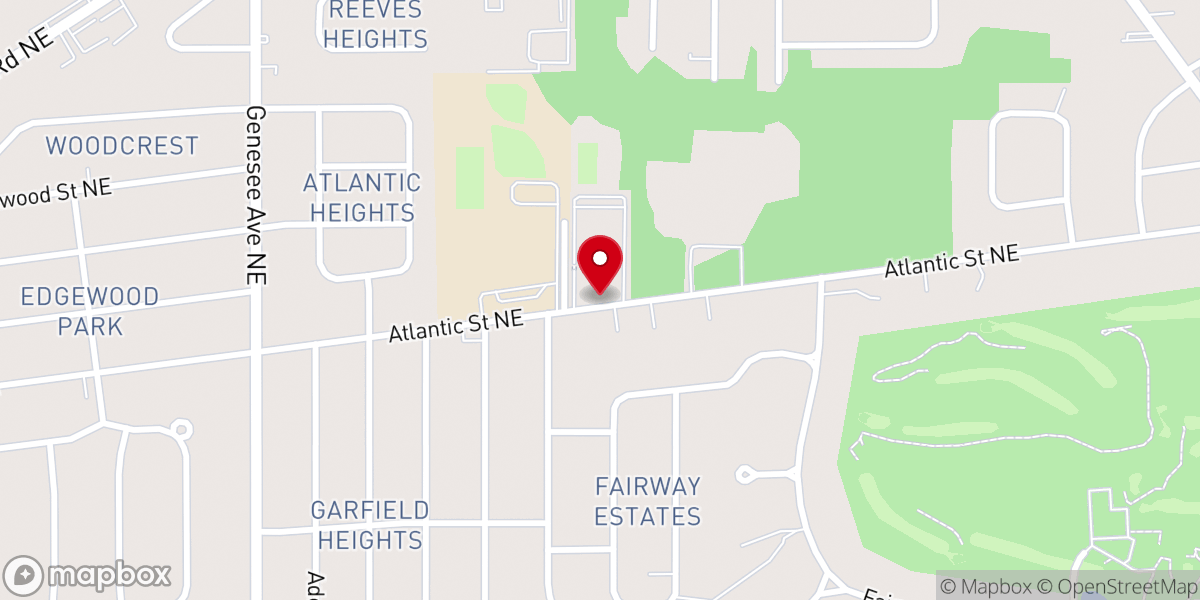 Map showing location of Christ Episcopal Church