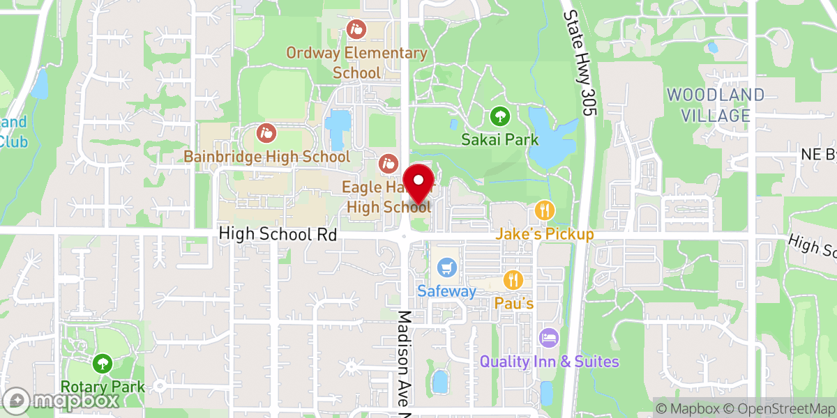 Map showing location of St. Cecilia Parish