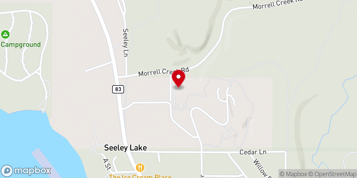 Map showing location of Living Water Catholic Mission