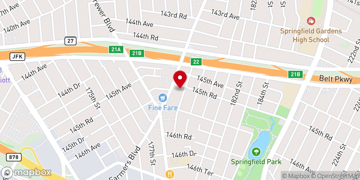 Map showing location of Christ the King Catholic Church