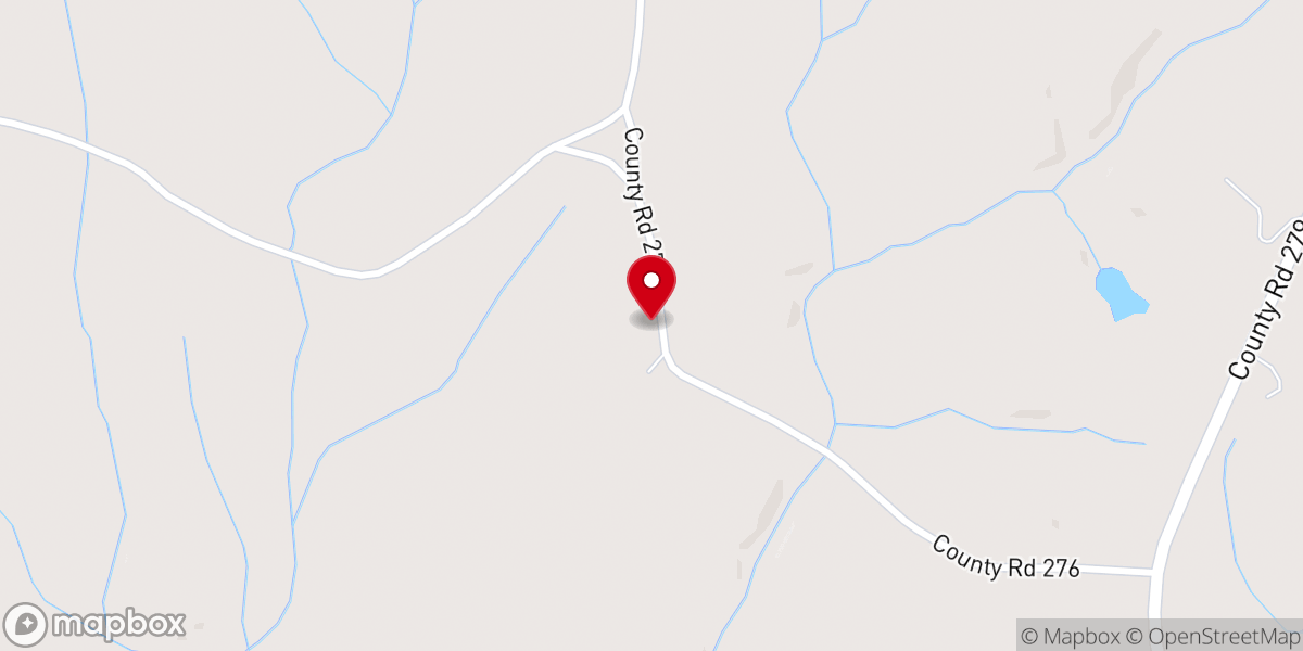 Map showing location of Burrell Chapel