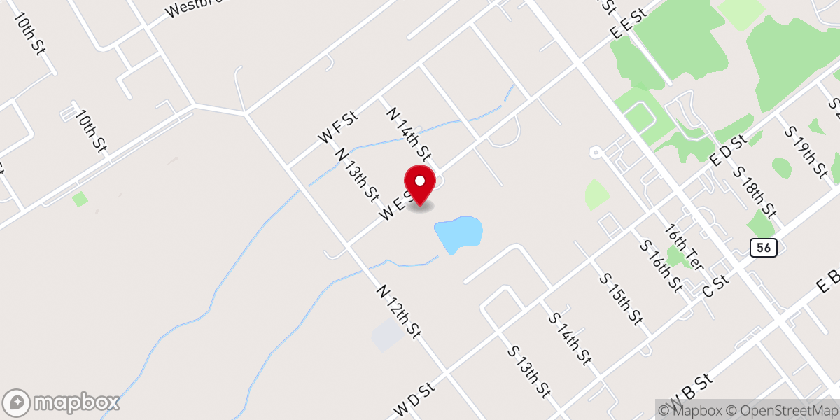 Map showing location of Global Community Methodist Church