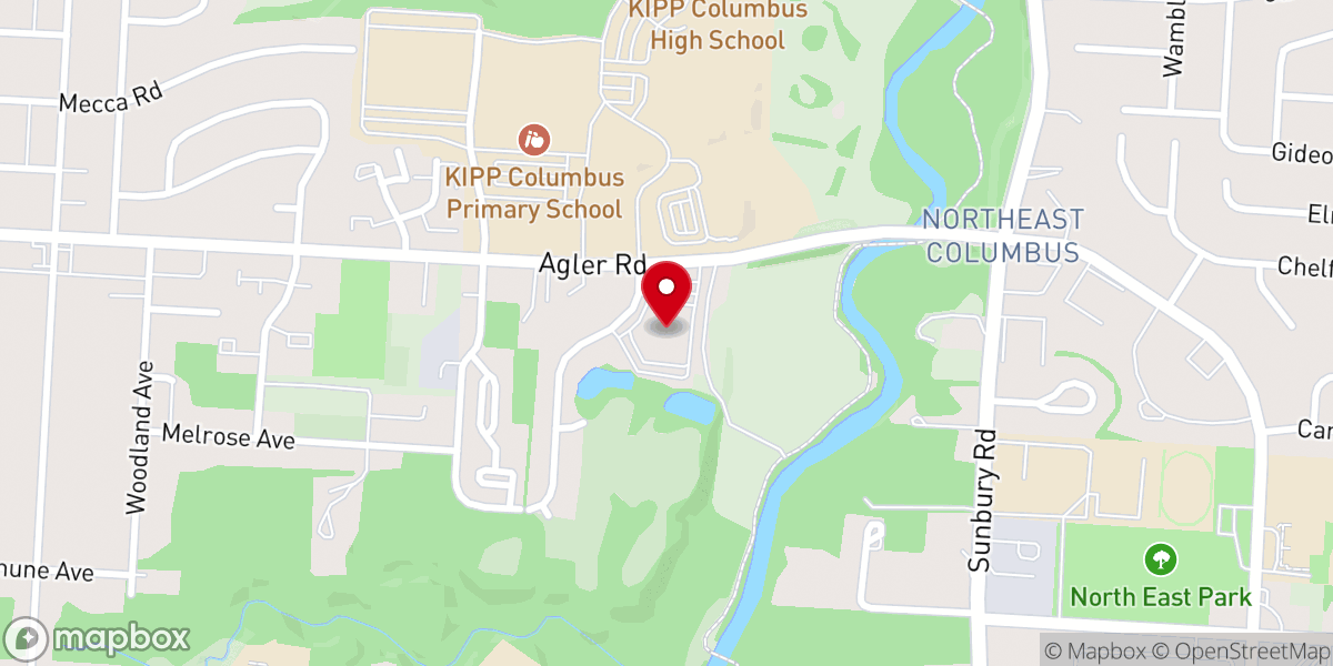 Map showing location of Faith Ministries Church