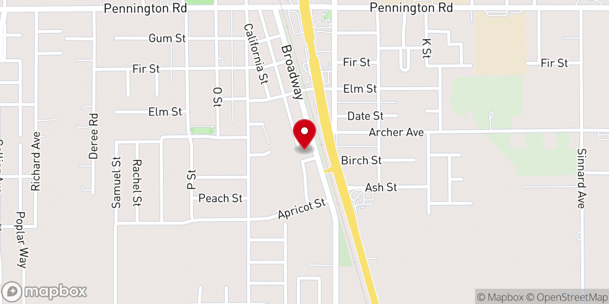 Map showing location of Church of Our Lady of Guadalupe