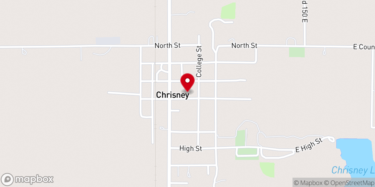 Map showing location of Crossroad Church