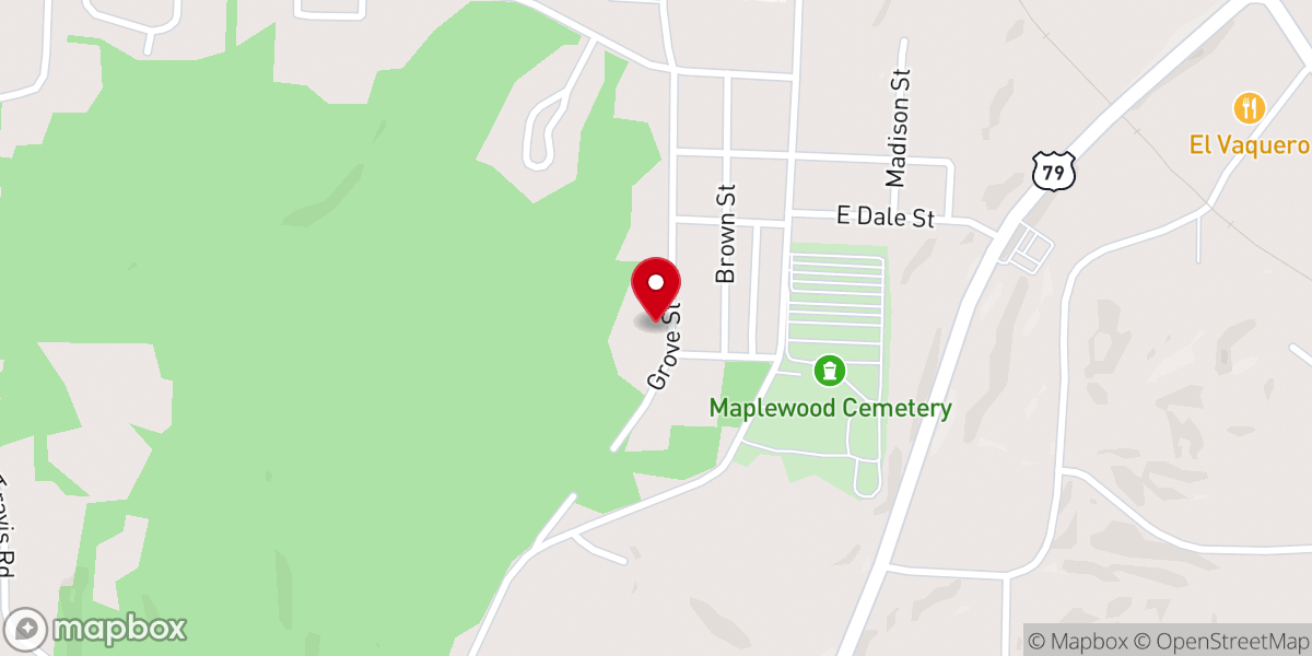 Map showing location of Maplewood Church