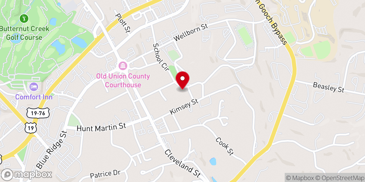 Map showing location of GracePoint Apostolics of Blairsville