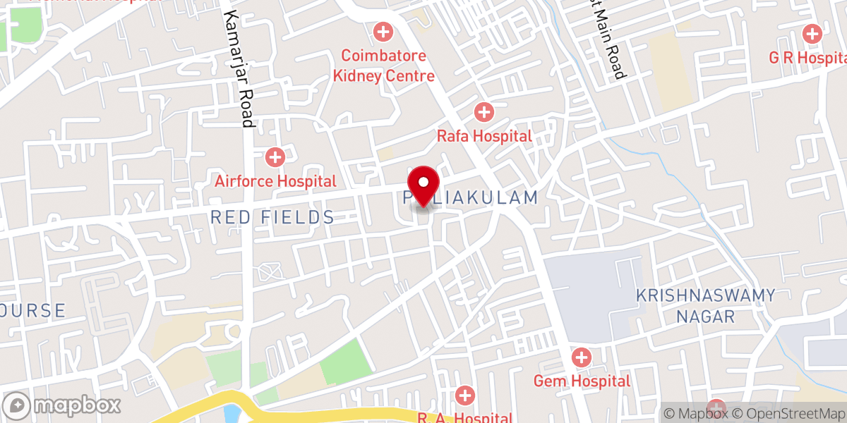 Map showing location of St. Antony's Shrine