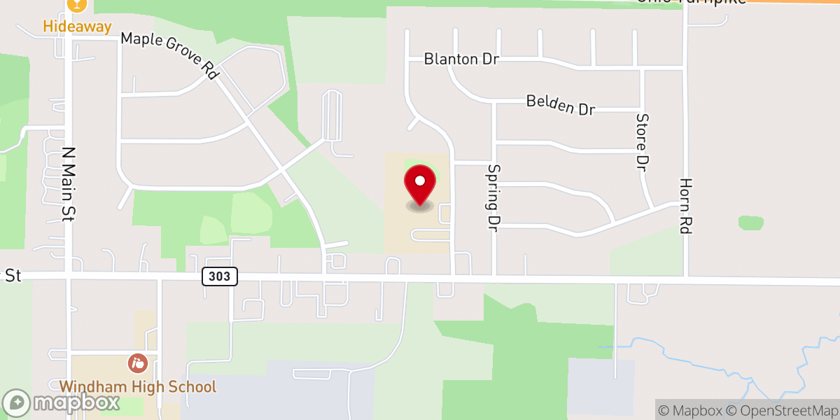 Map showing location of Calvary Chapel Silver Creek