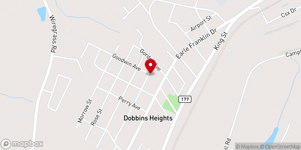 Map showing location of St Mary's Holiness Church