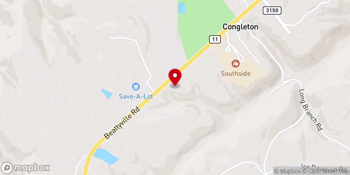 Map showing location of Grace Fellowship
