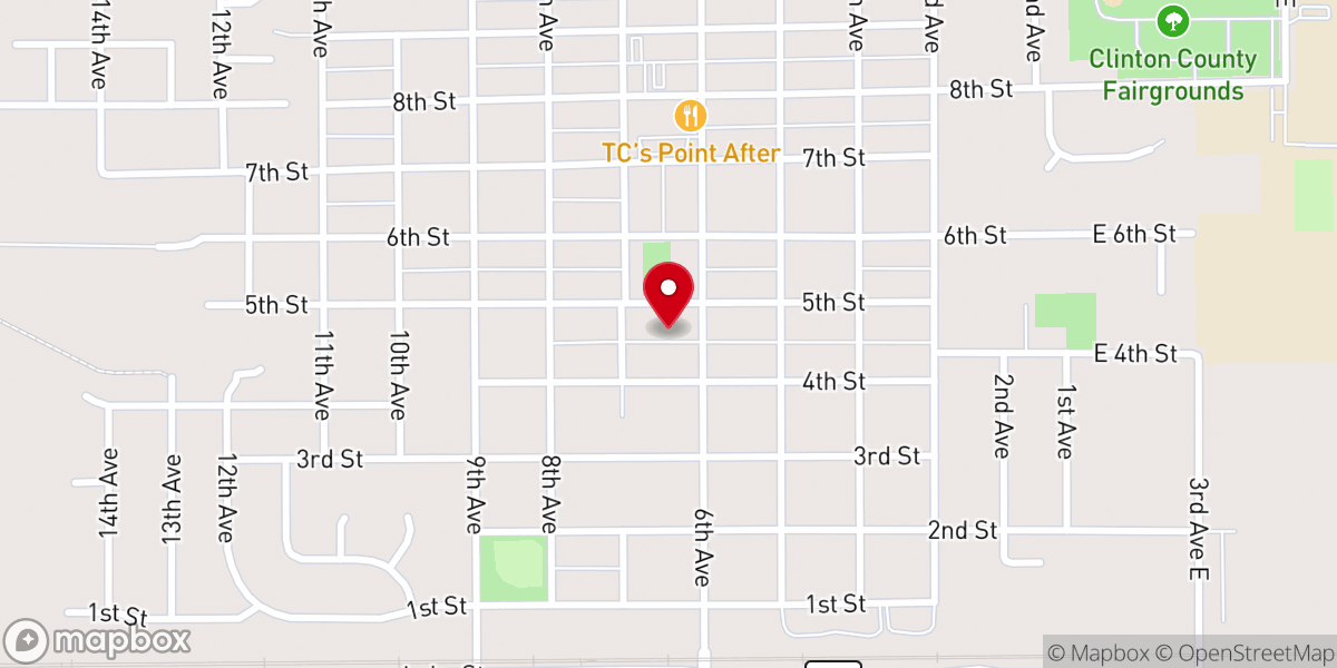Map showing location of St Joseph School