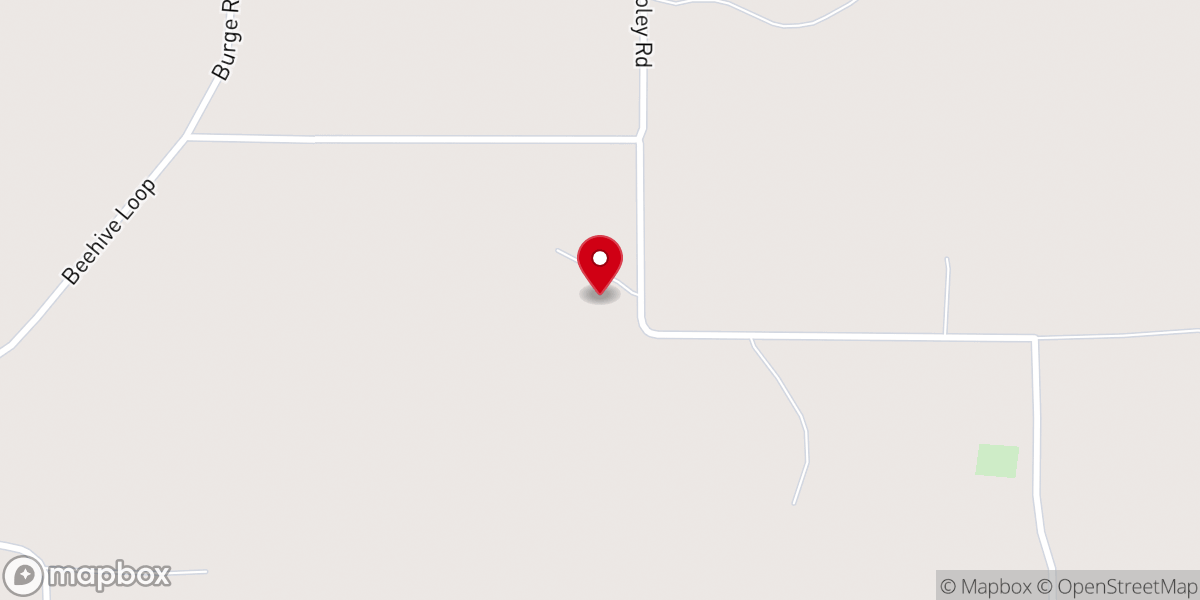 Map showing location of Beehive Congregational Methodist Church