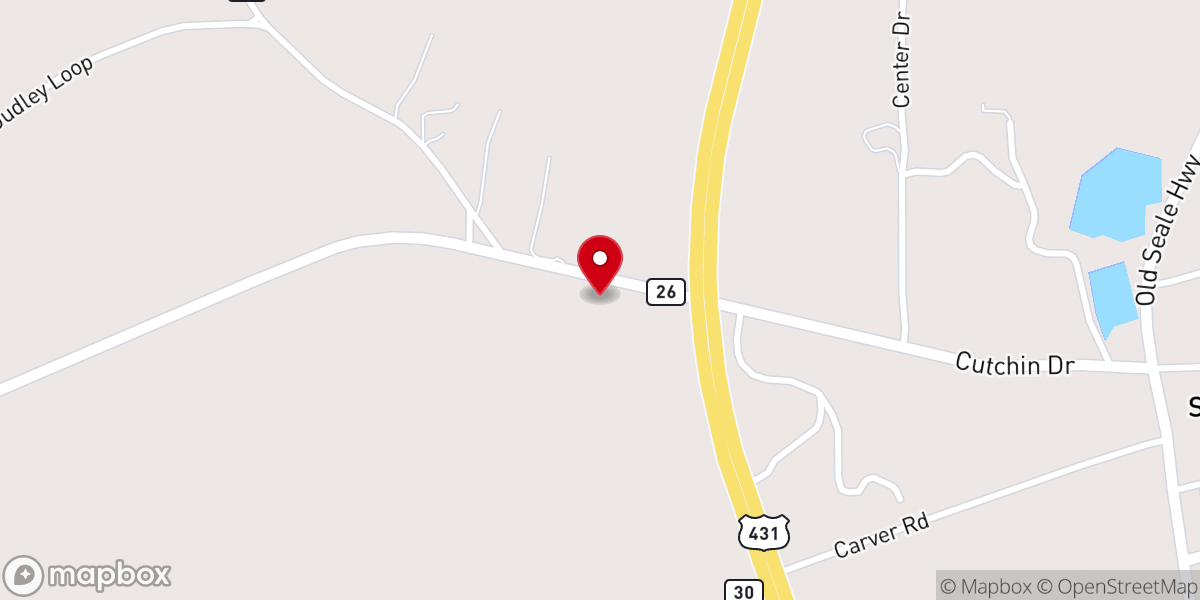 Map showing location of Sumbry Memorial Church