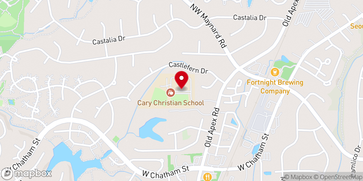 Map showing location of The Branch NC