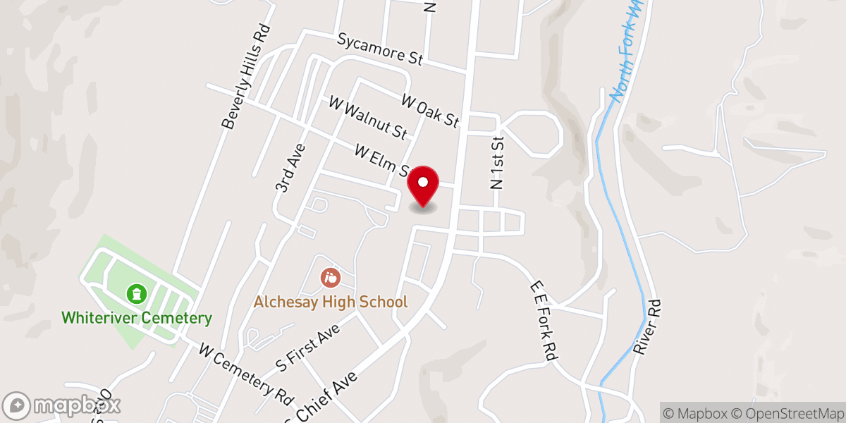 Map showing location of St. Francis of Assisi