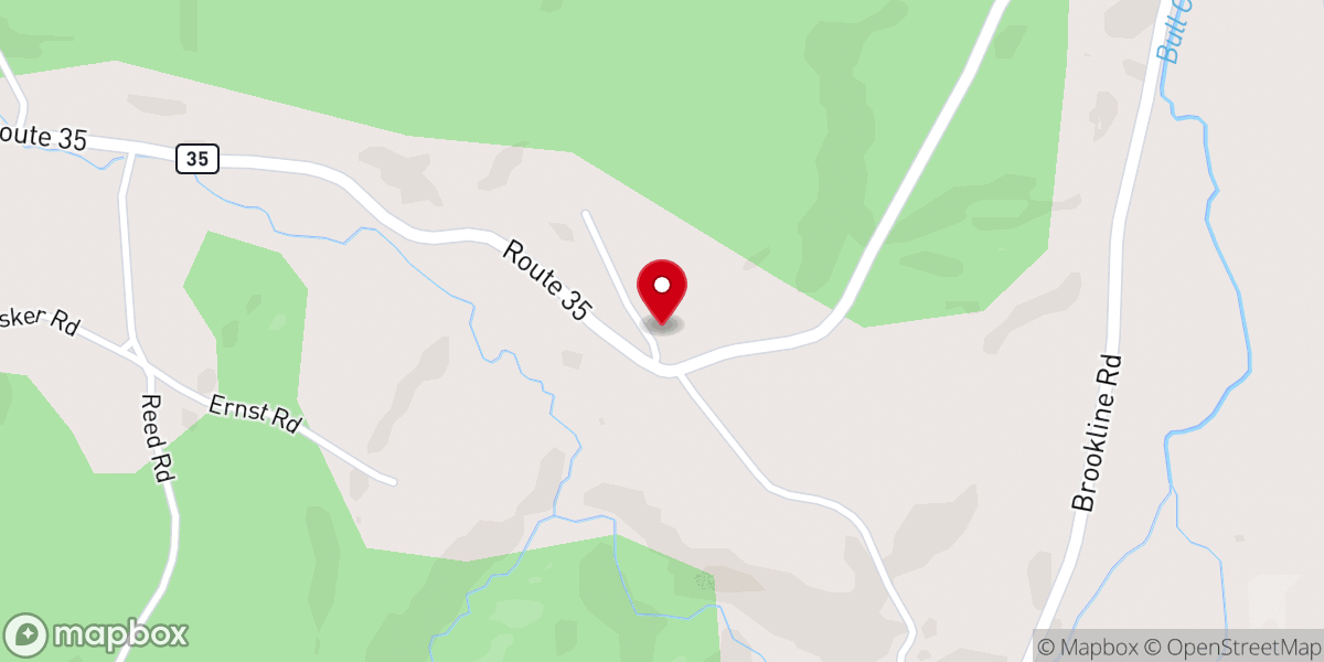 Map showing location of Old Brick Church