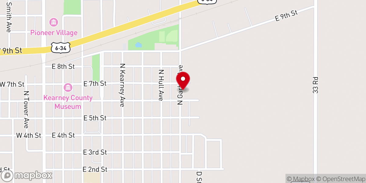 Map showing location of St John the Baptist Catholic Church