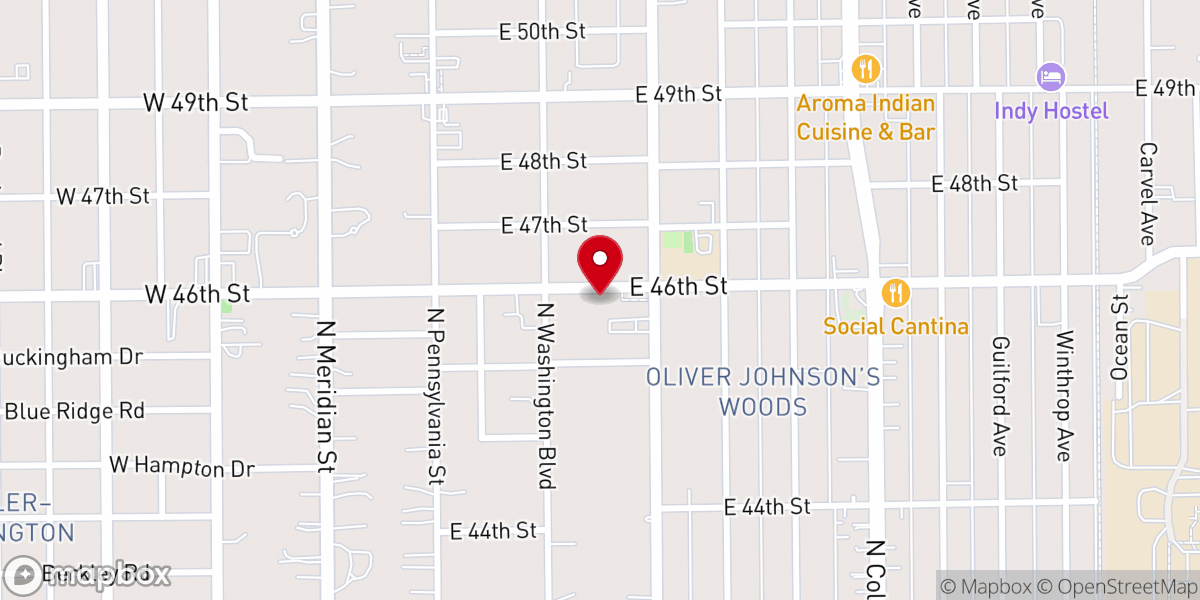 Map showing location of Holy Apostles Greek Orthodox Church