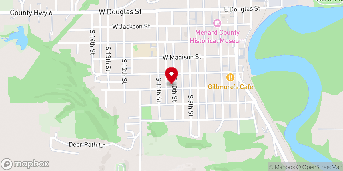 Map showing location of Faith Church - Petersburg Campus