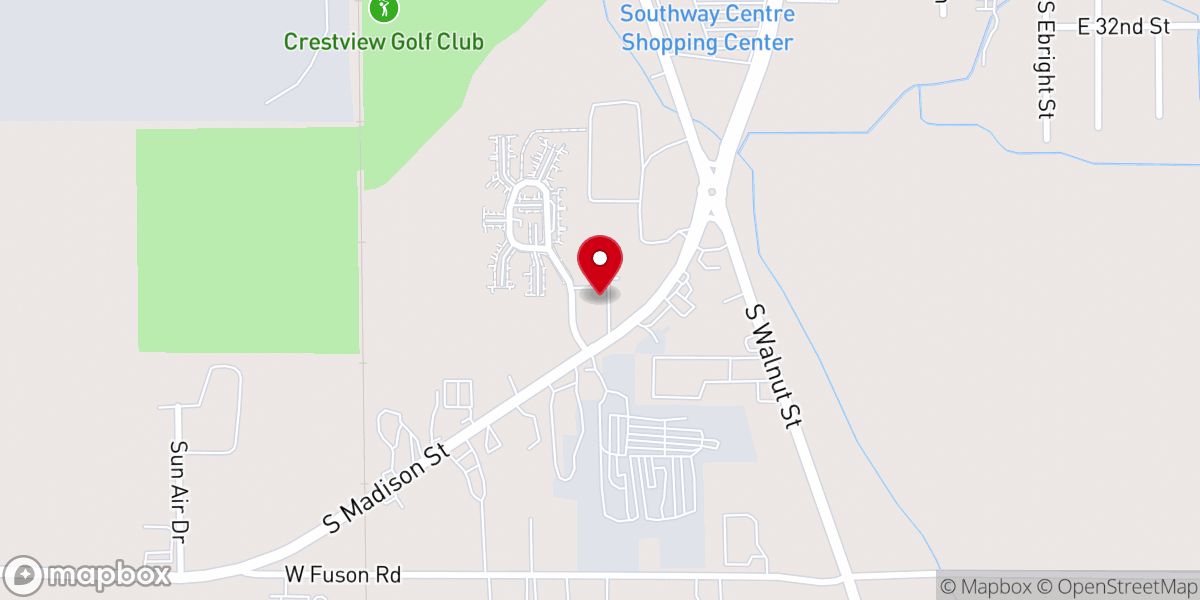 Map showing location of Fountain Square Methodist Church