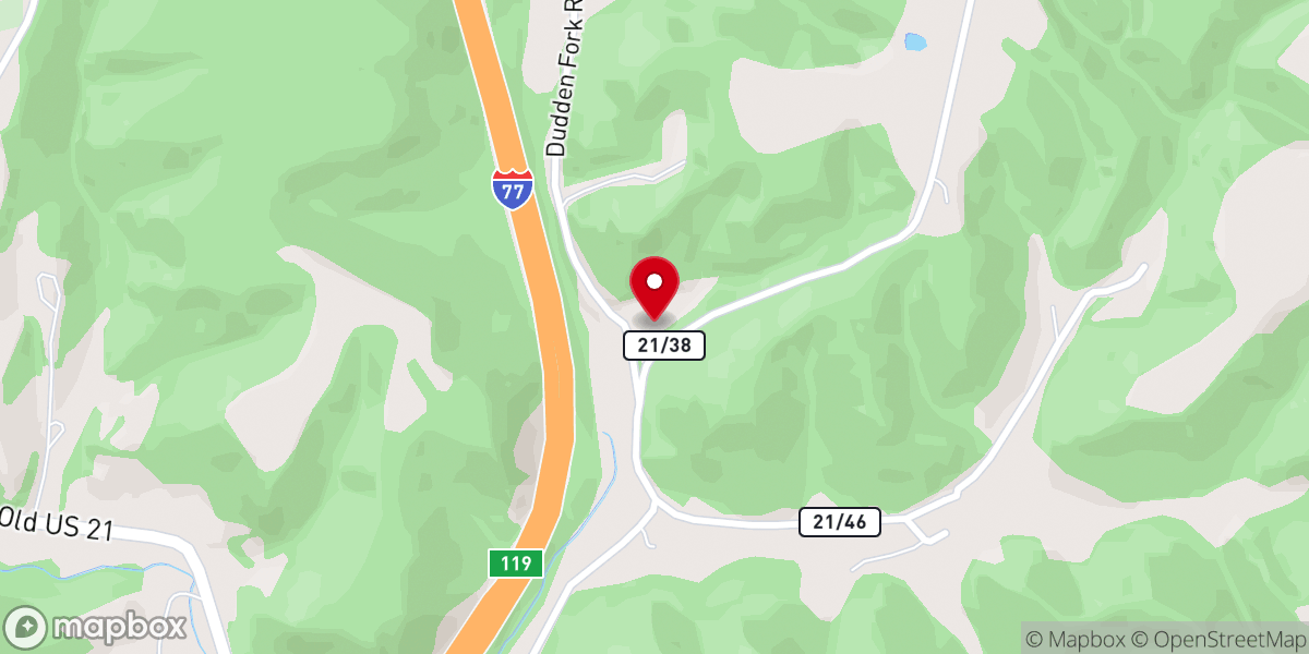 Map showing location of Fisher Memorial Church