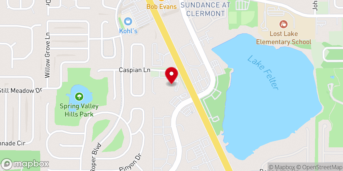Map showing location of Shepherd of the Hills Lutheran