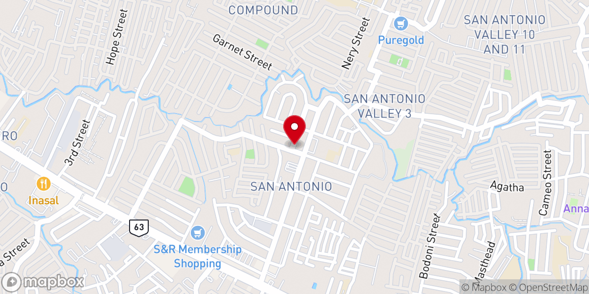 Map showing location of The HUB of Christ Paranaque