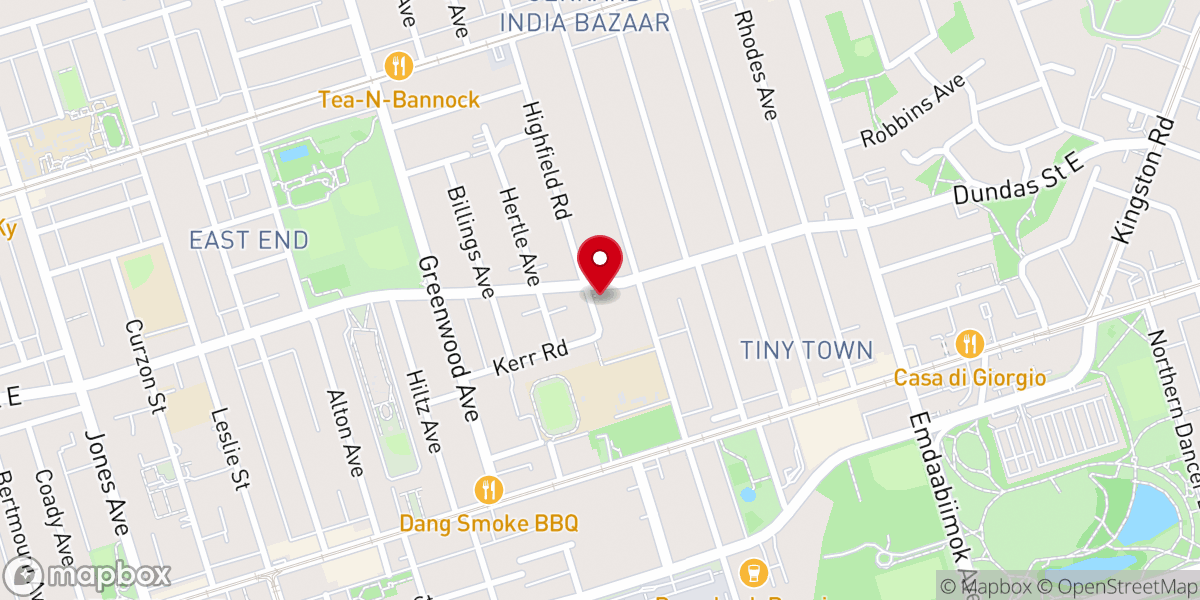 Map showing location of Highfield Gospel Hall