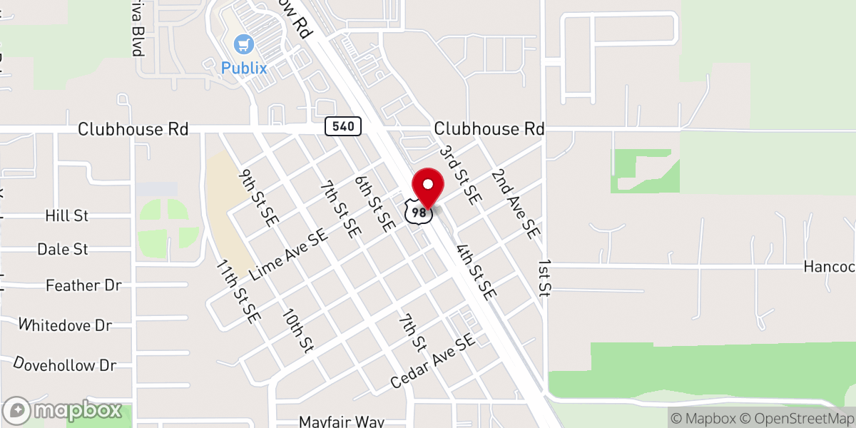 Map showing location of Highland City