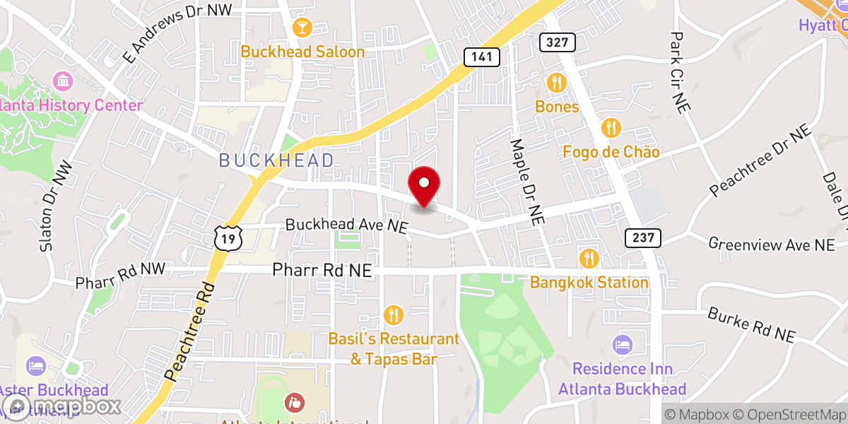 Map showing location of Suzanne White Leadership Foundation Inc
