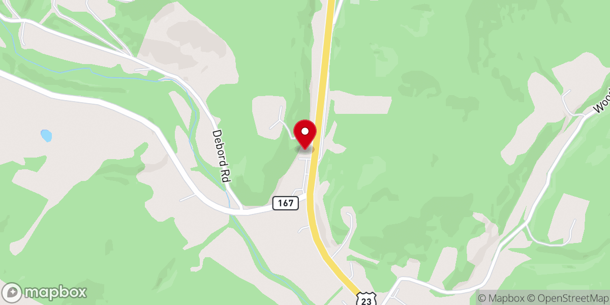Map showing location of Alma United Methodist Church