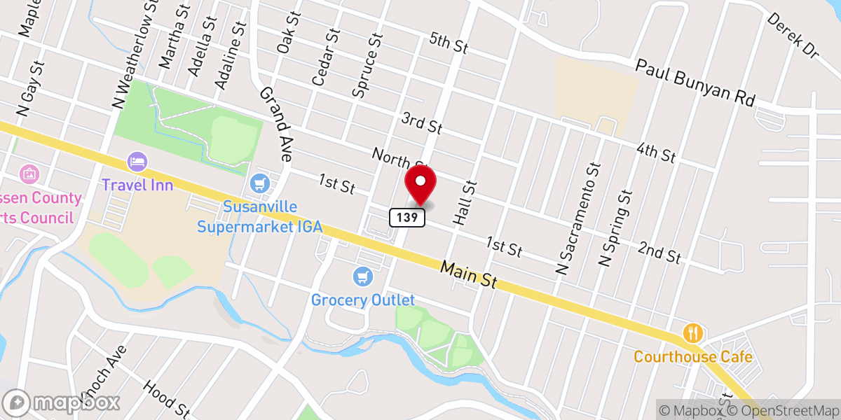Map showing location of St Paul's Lutheran Church - Lutheran Church Missouri Synod