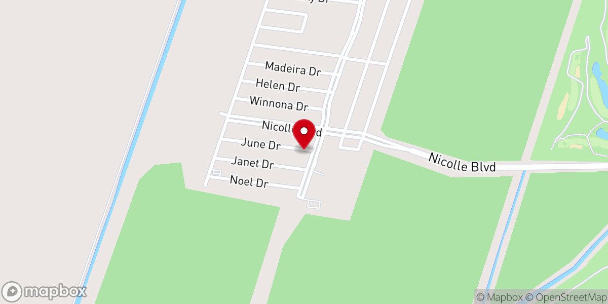Map showing location of Faith Temple Church of God