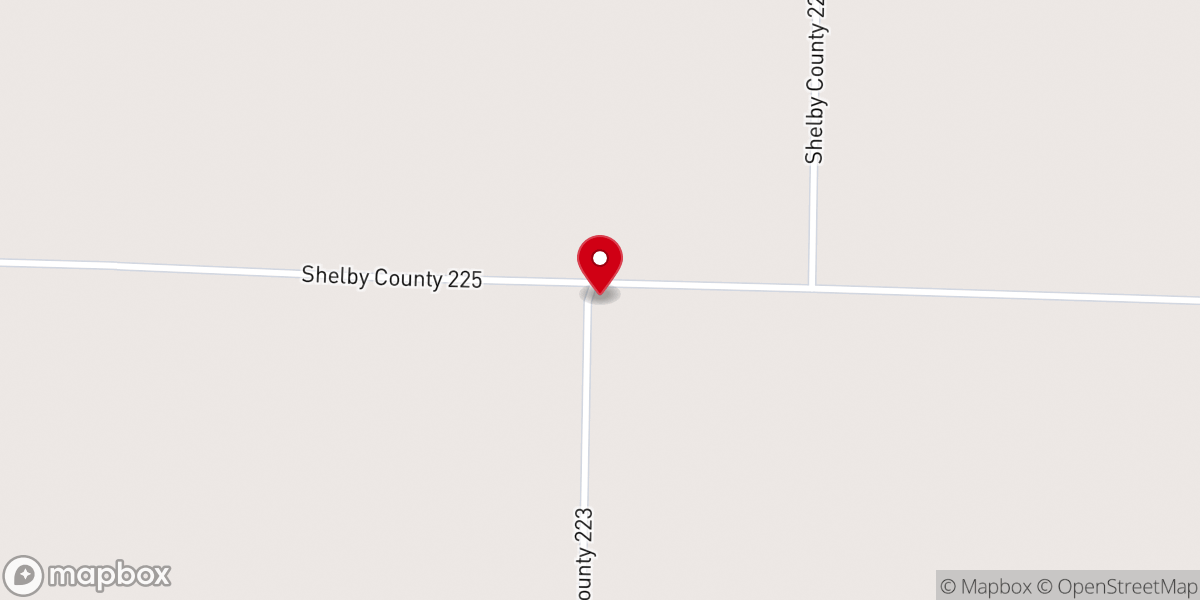 Map showing location of Berea Church