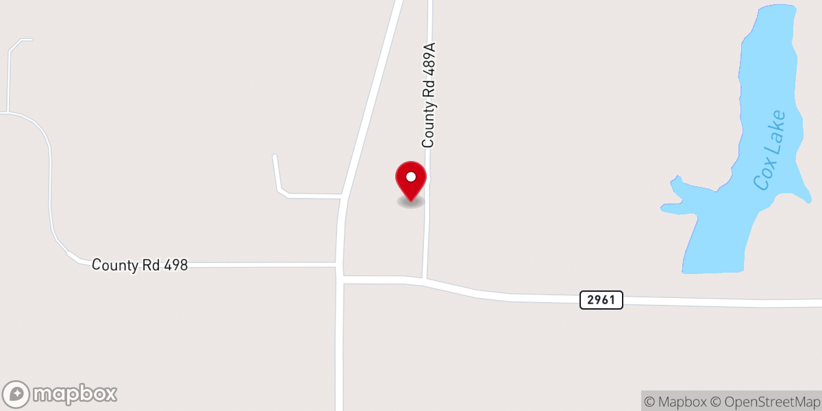 Map showing location of Judson Baptist Church
