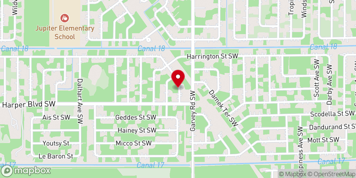 Map showing location of We Walk by Faith Ministries Inc