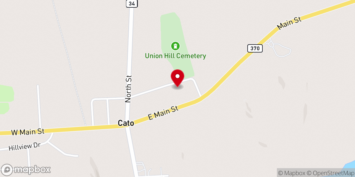 Map showing location of St Patrick's Church