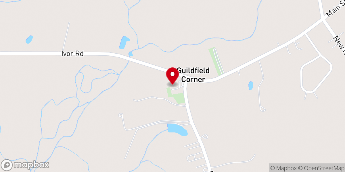Map showing location of Gilfield Baptist Church