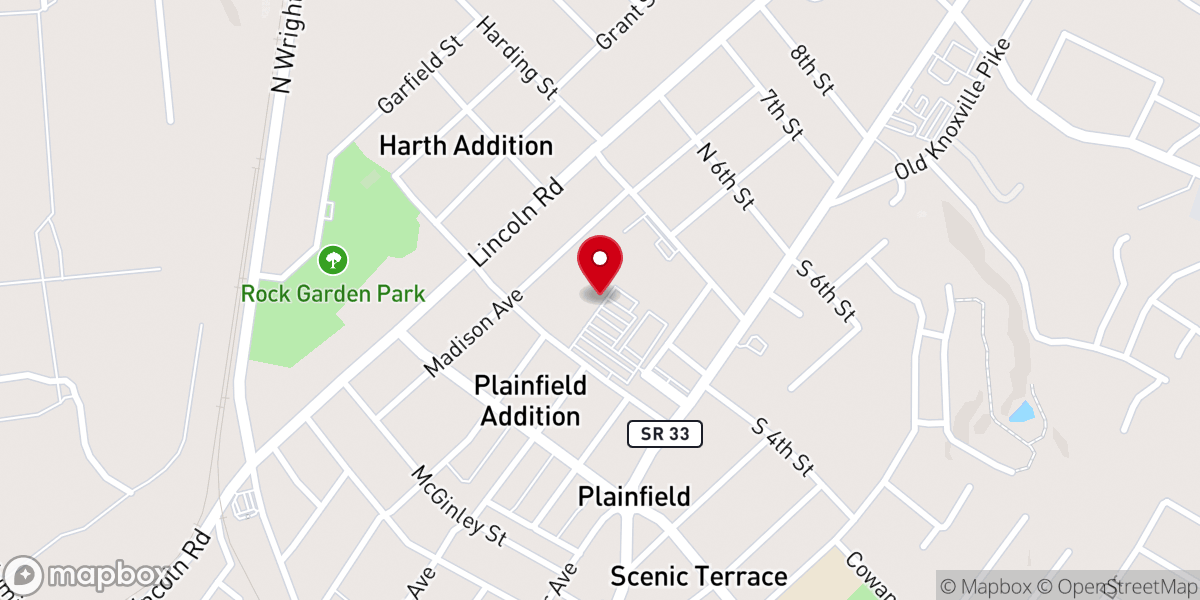 Map showing location of Iglesia RIO Palabra Viva Centro Familiar