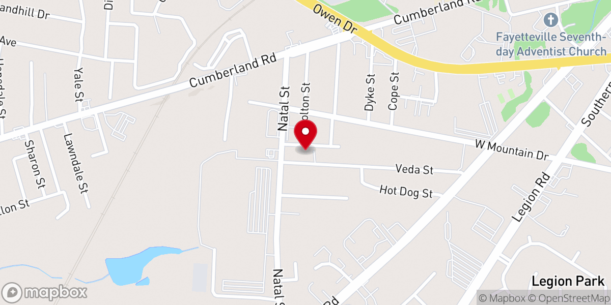 Map showing location of Iglesia De Dios Levantando Al Caido