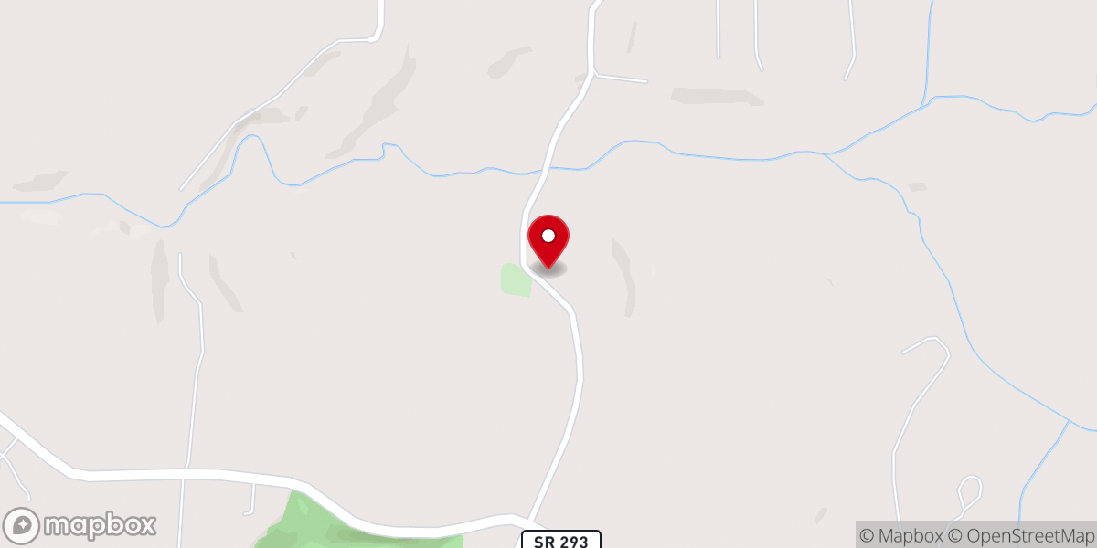 Map showing location of Dodson Chapel Church