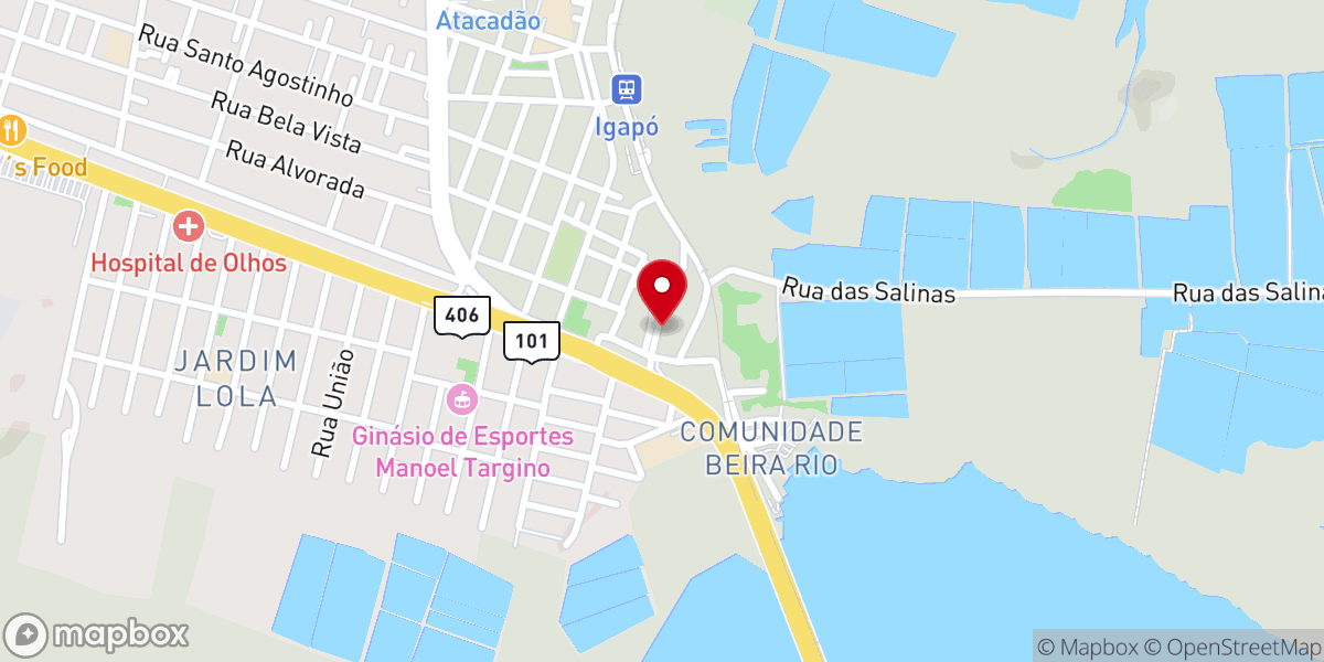 Map showing location of IEADERN - Assembleia De Deus - Cong. Aldeia de Betânia