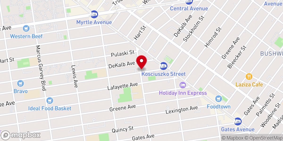 Map showing location of Iglesia Pentecostal Igualdad