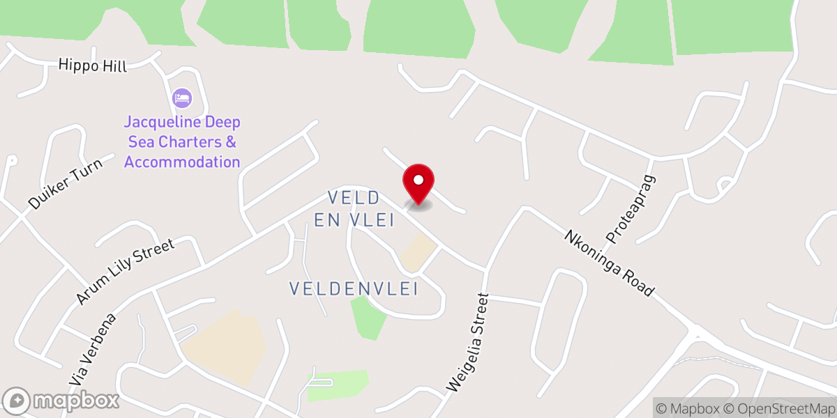 Map showing location of Pinkster Protestante Kerk