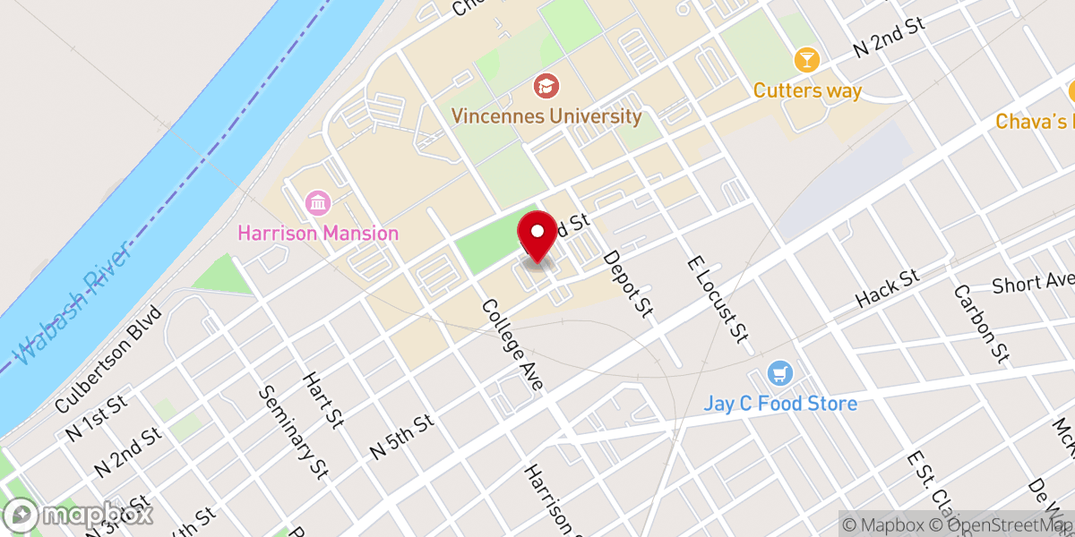 Map showing location of Bernard G. Niehaus Newman Center