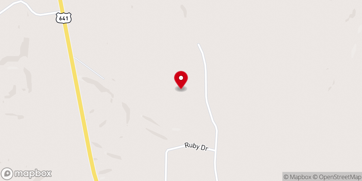 Map showing location of Sugar Tree Baptist Chapel Inc