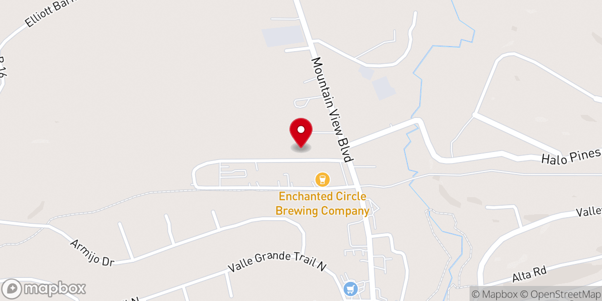 Map showing location of Village Church